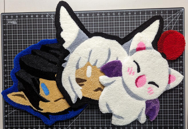 Aymeric, Y&#39;shtola, and a Moogle, kupo!
